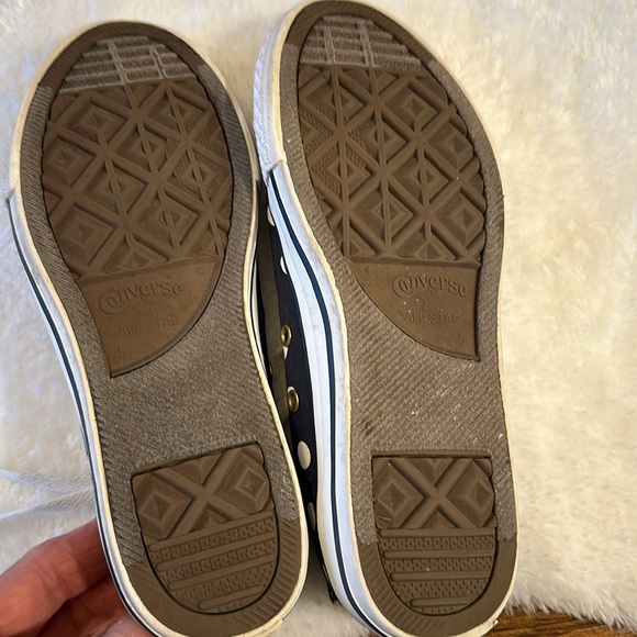 Converse navy and white polka dot shoes - Picture 5 of 5